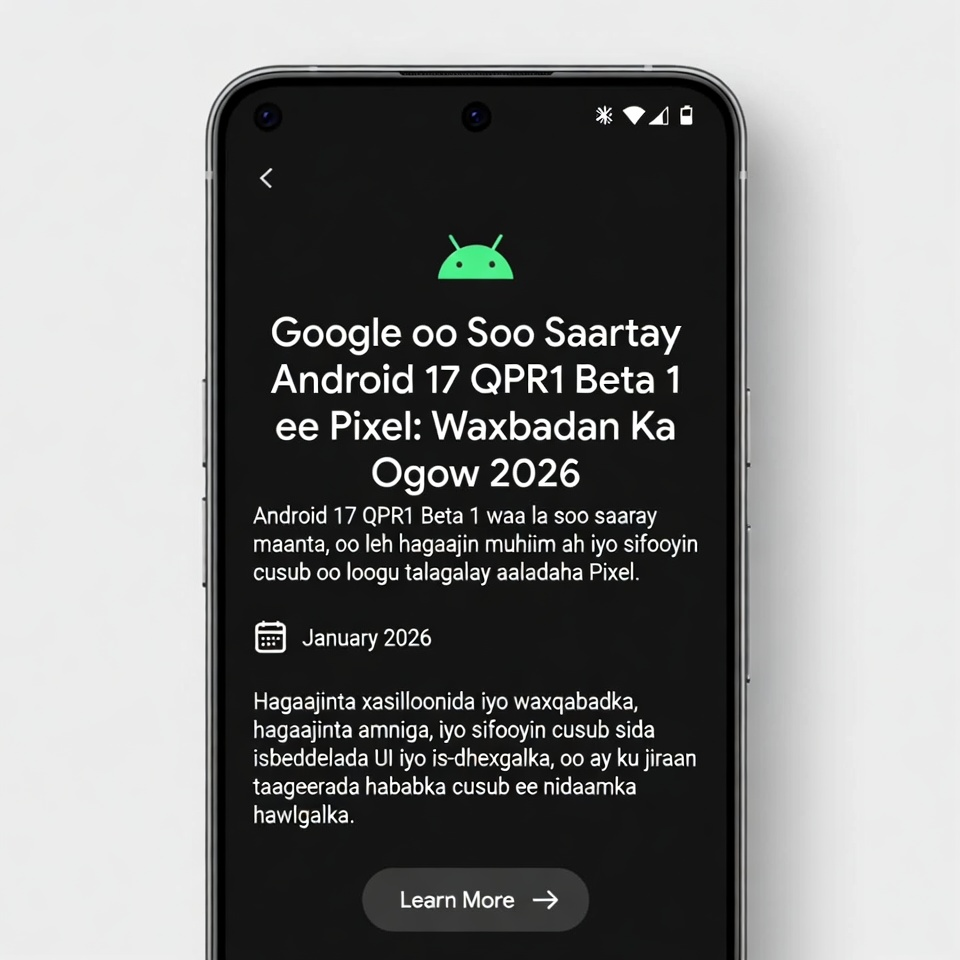 Android 17 QPR1 Beta 1 