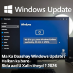 Ma Ka Daashay Windows Update? Halkan ka baro Sida aad U Xalin Laheyd ? 2026